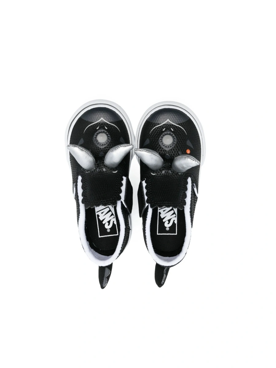 Sneakers Vans negri din poliuretan - Img 3