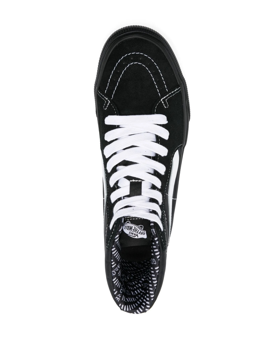Sneakers Vans Sk8-Hi negri din gore-tex si material textil - Img 4