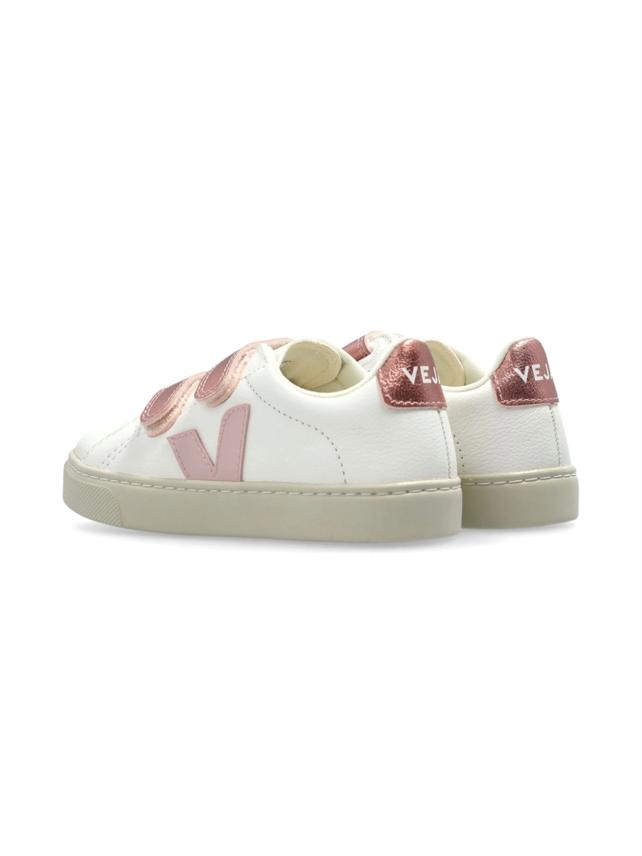 Sneakers VEJA albi din piele - Img 3
