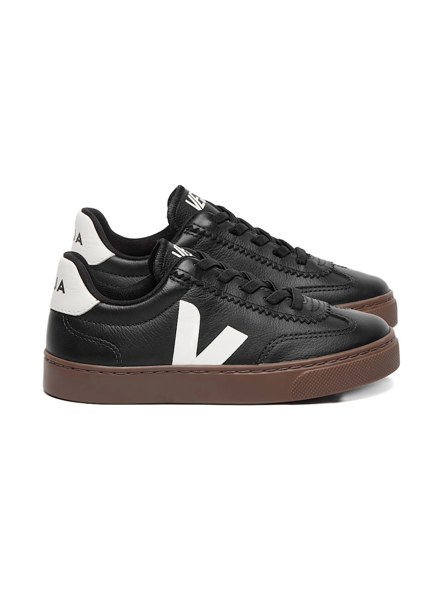 Sneakers VEJA negri din piele - Img 2