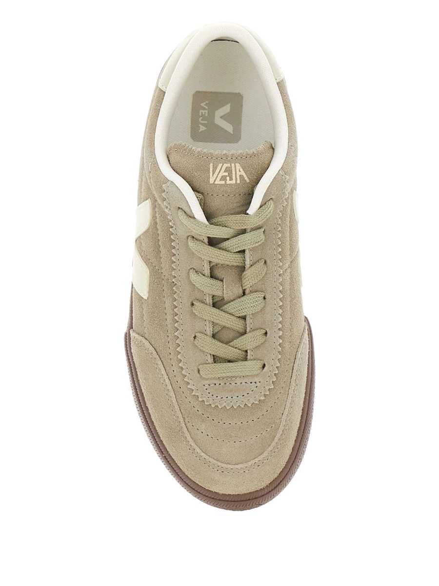 Sneakers VEJA neutri din piele si piele intoarsa - Img 4