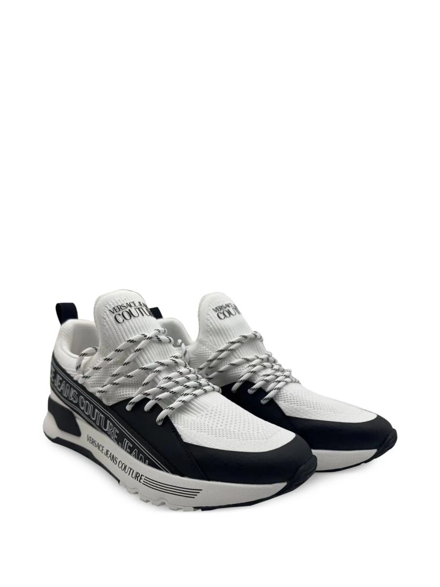 Sneakers Versace Jeans Couture albi din poliuretan si material textil - Img 2