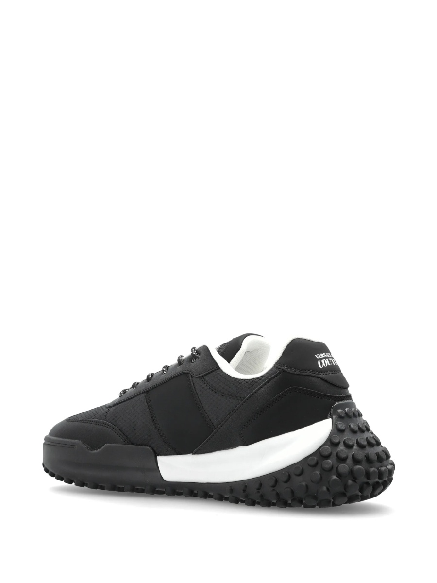 Sneakers Versace Jeans Couture negri din material textil - Img 4