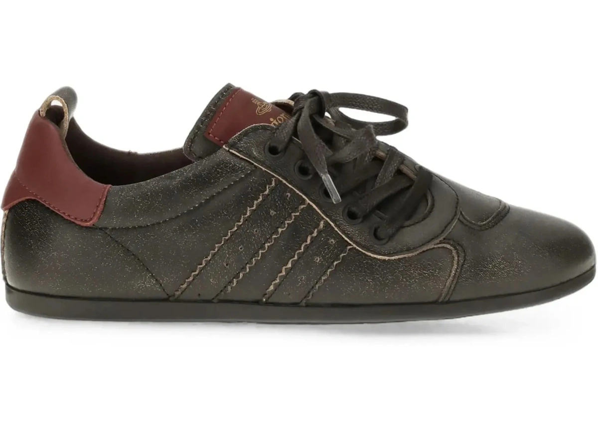 Sneakers Vivienne Westwood negri din piele - Img 8