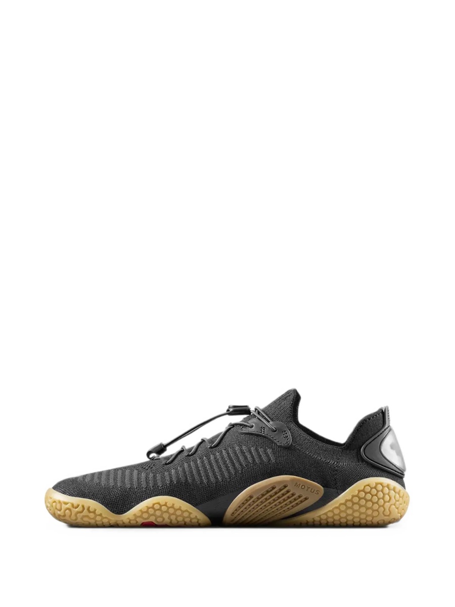 Sneakers Vivobarefoot negri din material textil si spandex/elastan - Img 5