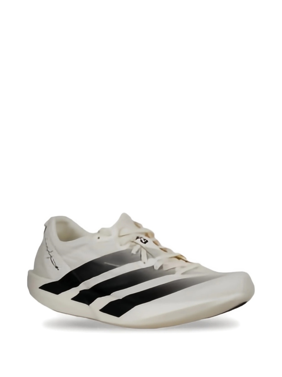 Sneakers Y-3 albi din material textil - Img 2