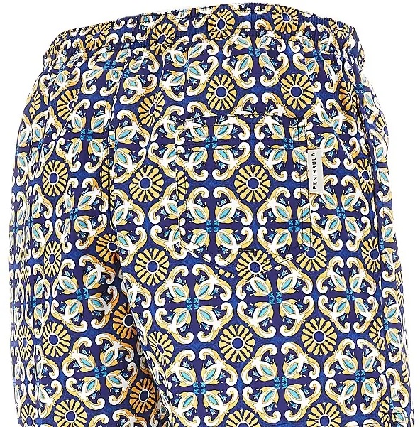 Sorturi 'Amalfi' printed swim shorts - Img 4