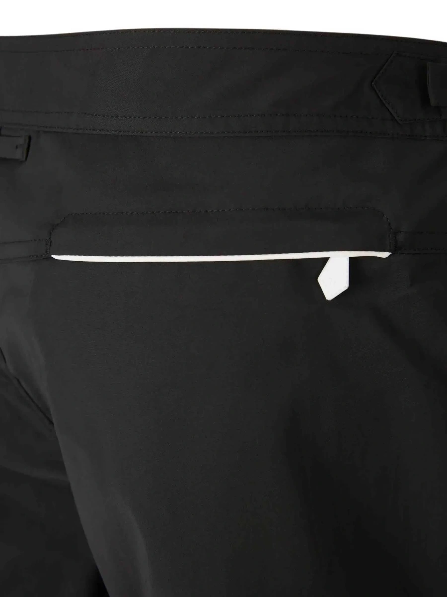 Sorturi Black Swim Shorts with Side Buckled Strap Details in Tech Fabric Man - Img 7