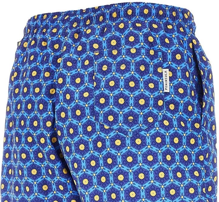 Sorturi 'Procida' printed swim shorts - Img 4