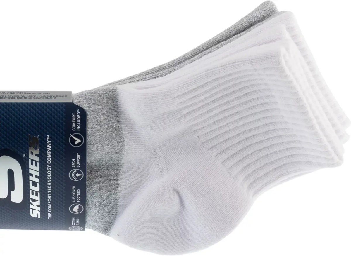 Sosete 3pk Mens Qtr Colorbloc Socks - Img 3