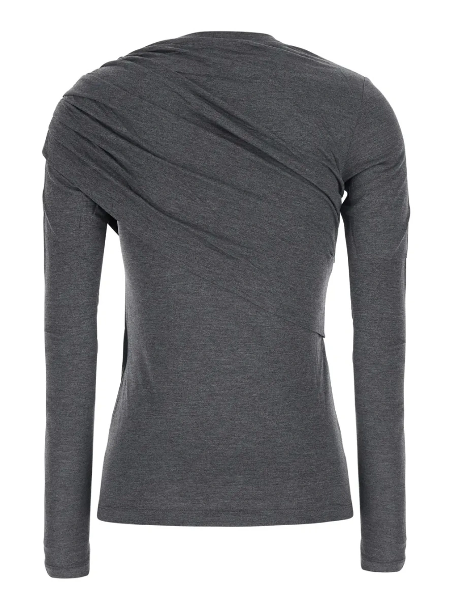 Top Isabel Marant gri din vascoza - Img 2
