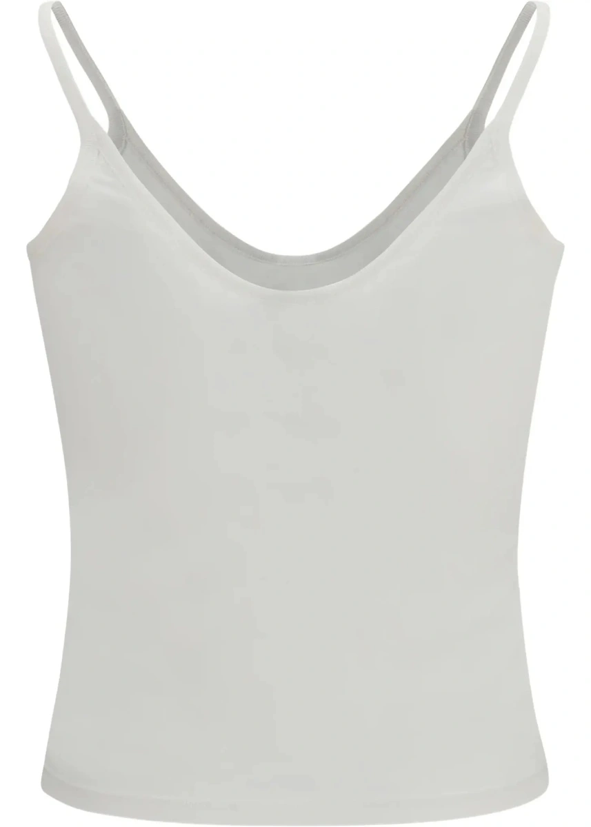Top Tom Ford alb din matase si jerse - Img 4