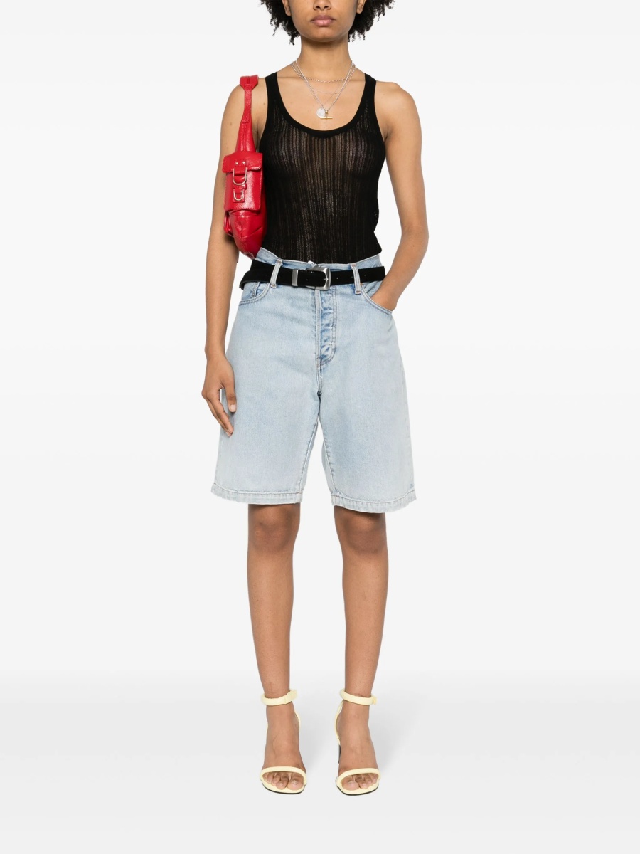 Top tricotat Isabel Marant negru - Img 2