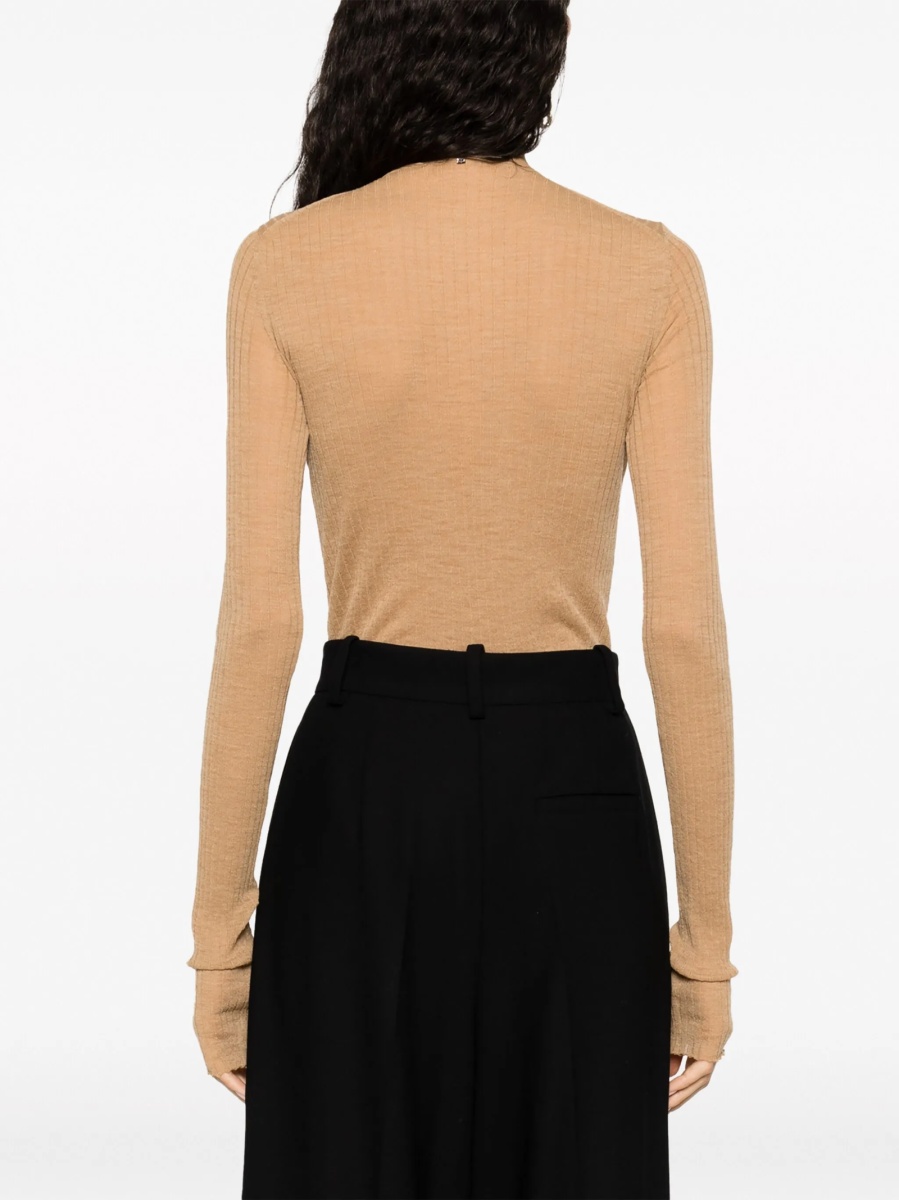 Top tricotat SPORTMAX neutru - Img 4