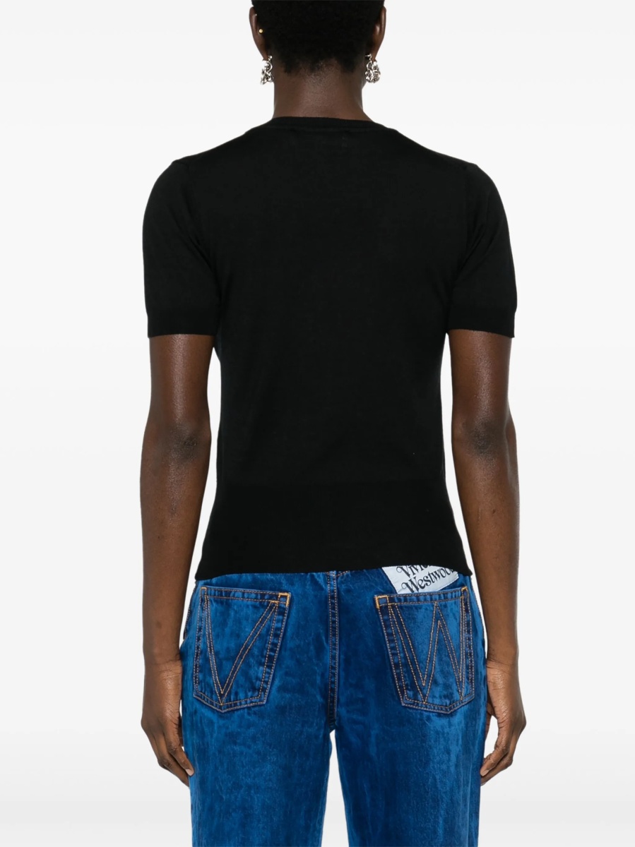 Top tricotat Vivienne Westwood negru - Img 4