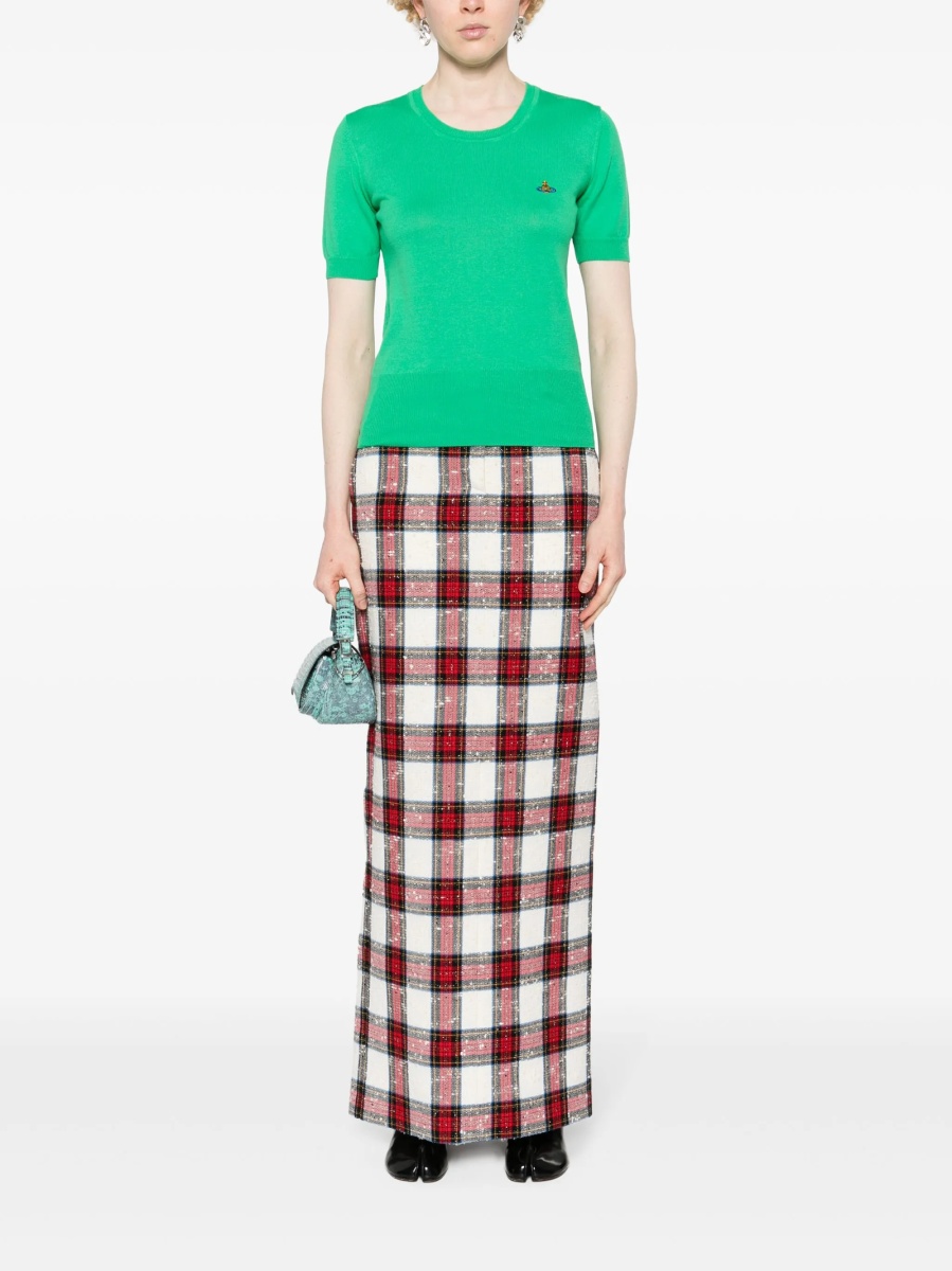 Top tricotat Vivienne Westwood verde - Img 2