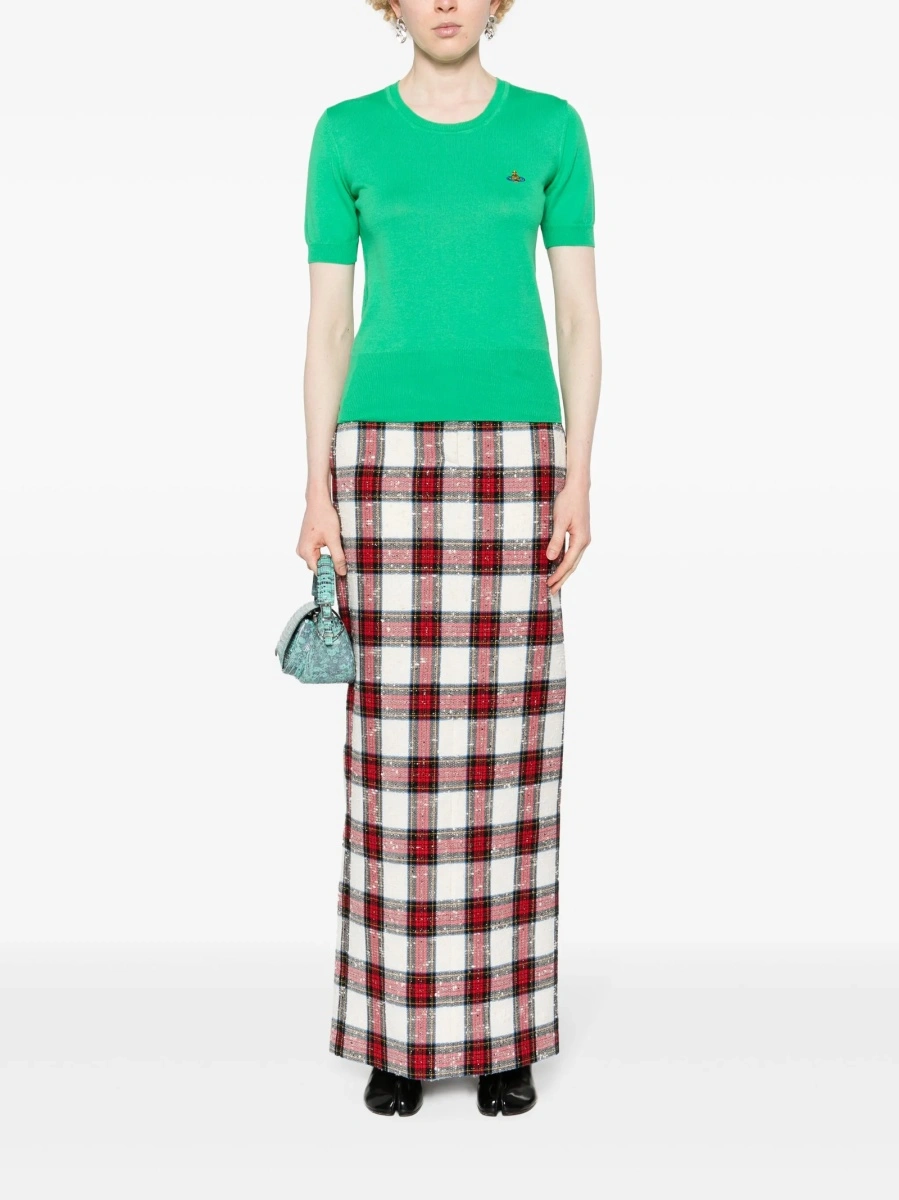 Top tricotat Vivienne Westwood verde - Img 2