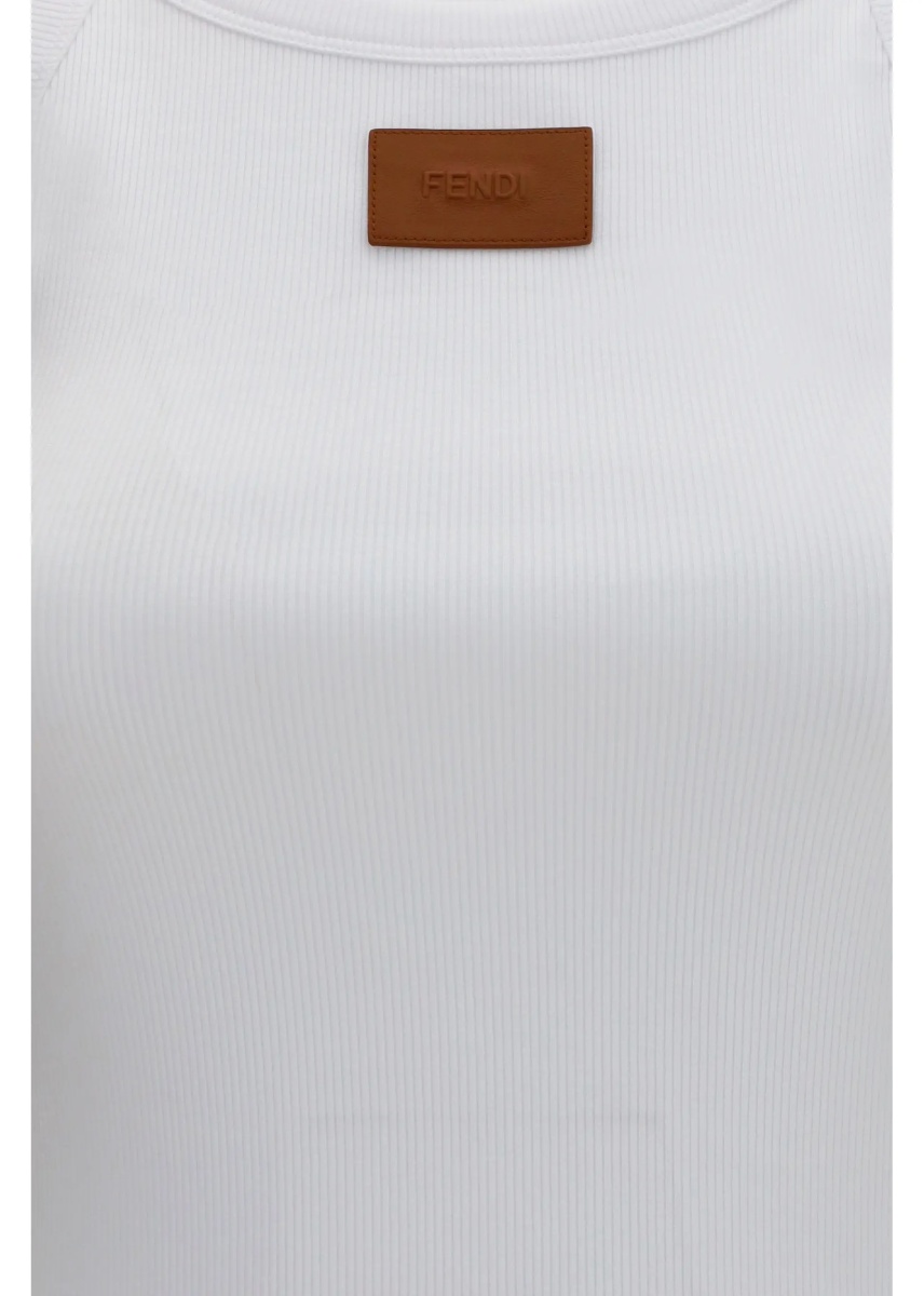 Topuri Ribbed cotton tank Top - Img 3