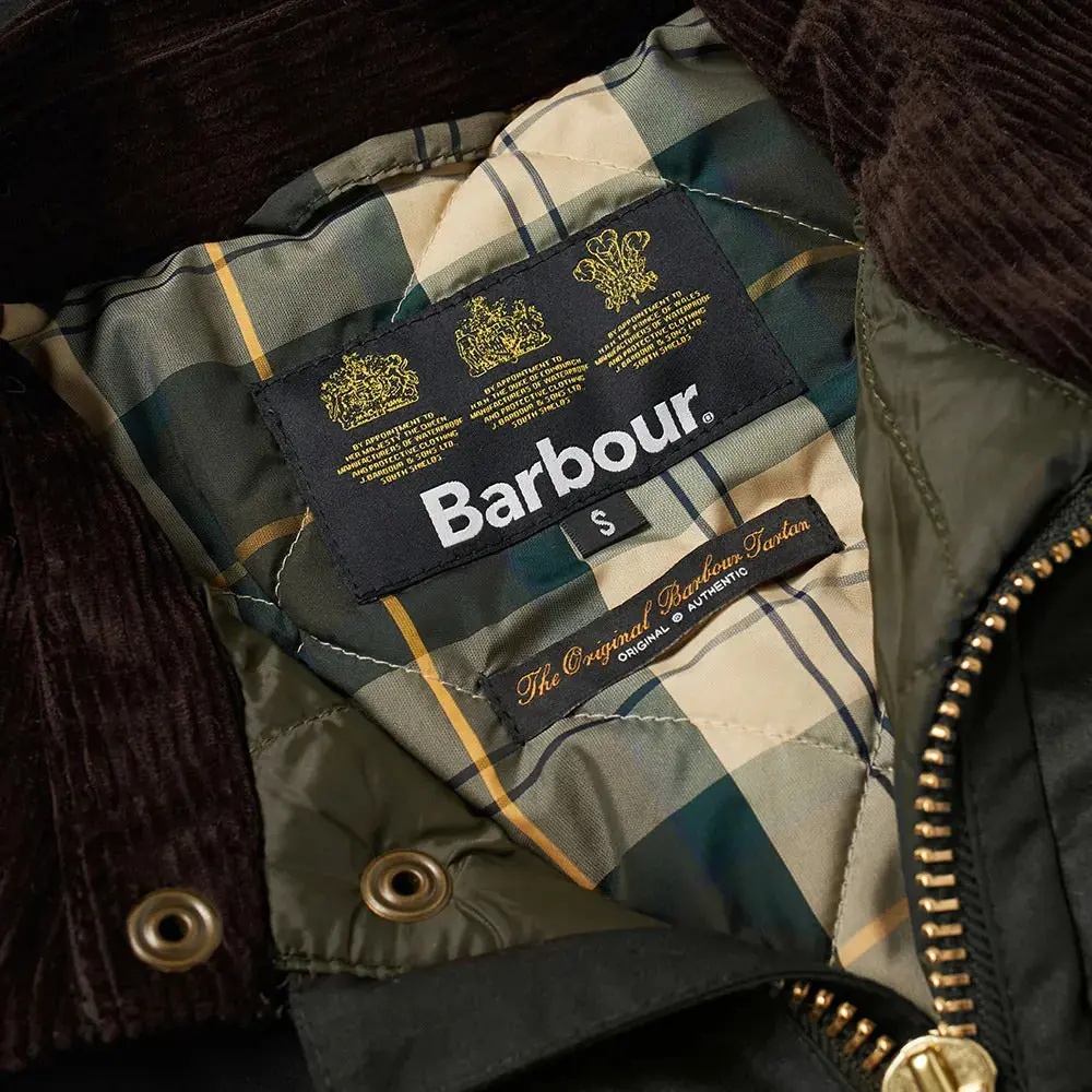 Trenciuri BARBOUR REELIN WAX JACKET SG51 SAGE - Img 5