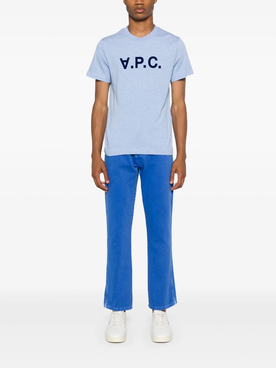 Tricou A.P.C. albastru - Img 2