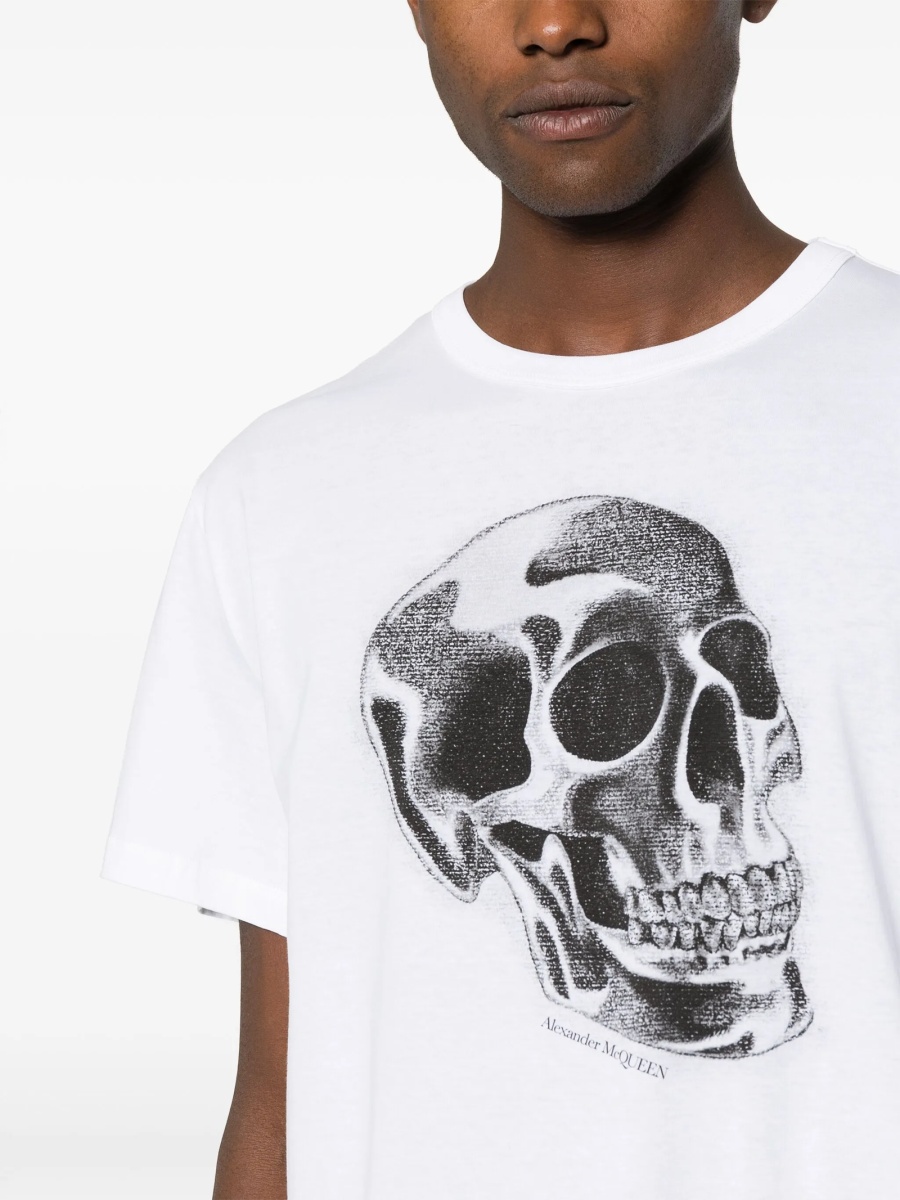 Tricou Alexander McQueen alb - Img 5