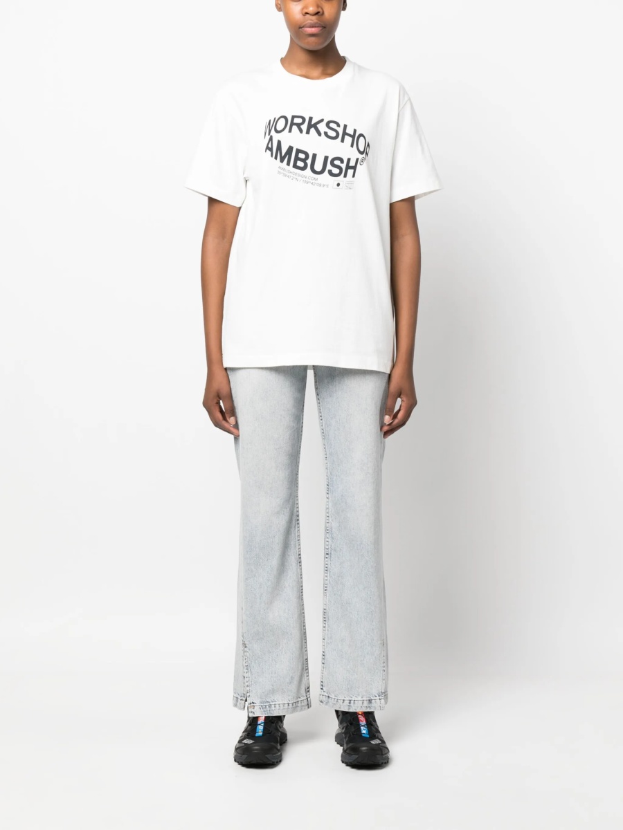 Tricou AMBUSH alb - Img 3