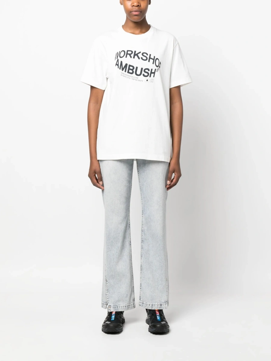 Tricou AMBUSH alb - Img 3