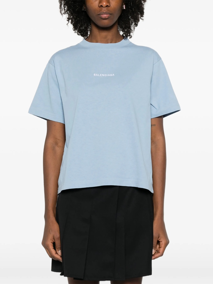 Tricou Balenciaga albastru - Img 3