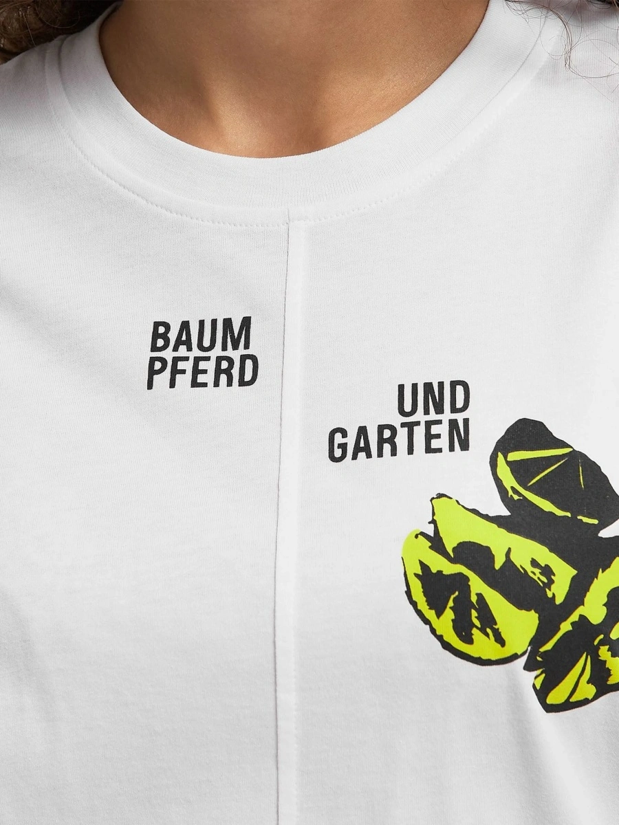 Tricou Baum und Pferdgarten alb - Img 4