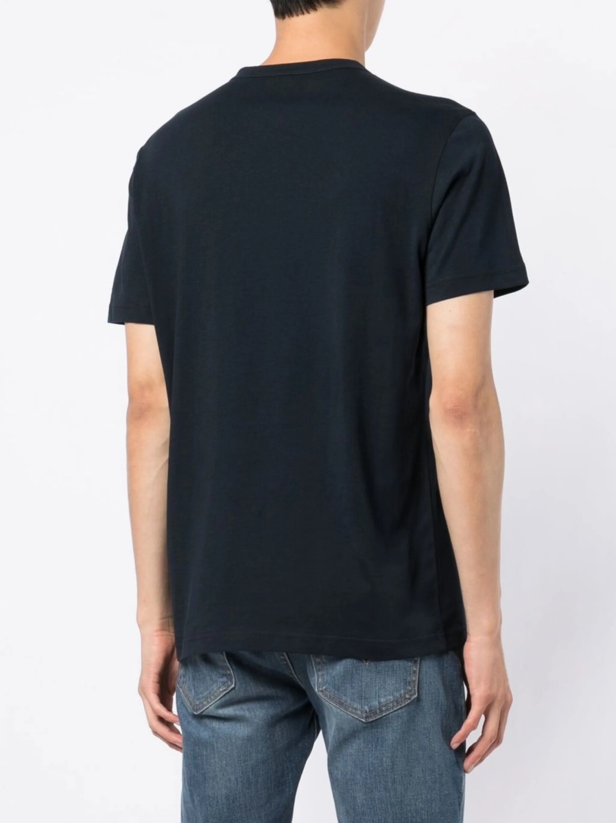 Tricou Belstaff albastru din bumbac - Img 4