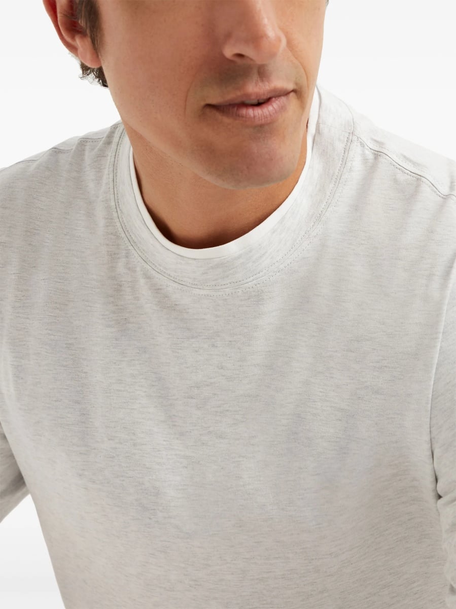 Tricou Brunello Cucinelli alb - Img 5