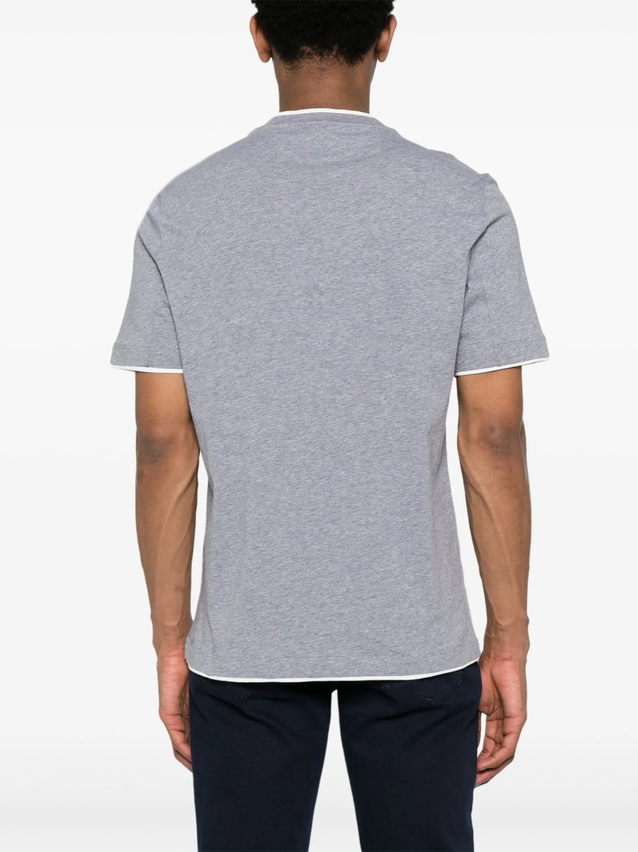 Tricou Brunello Cucinelli gri - Img 4