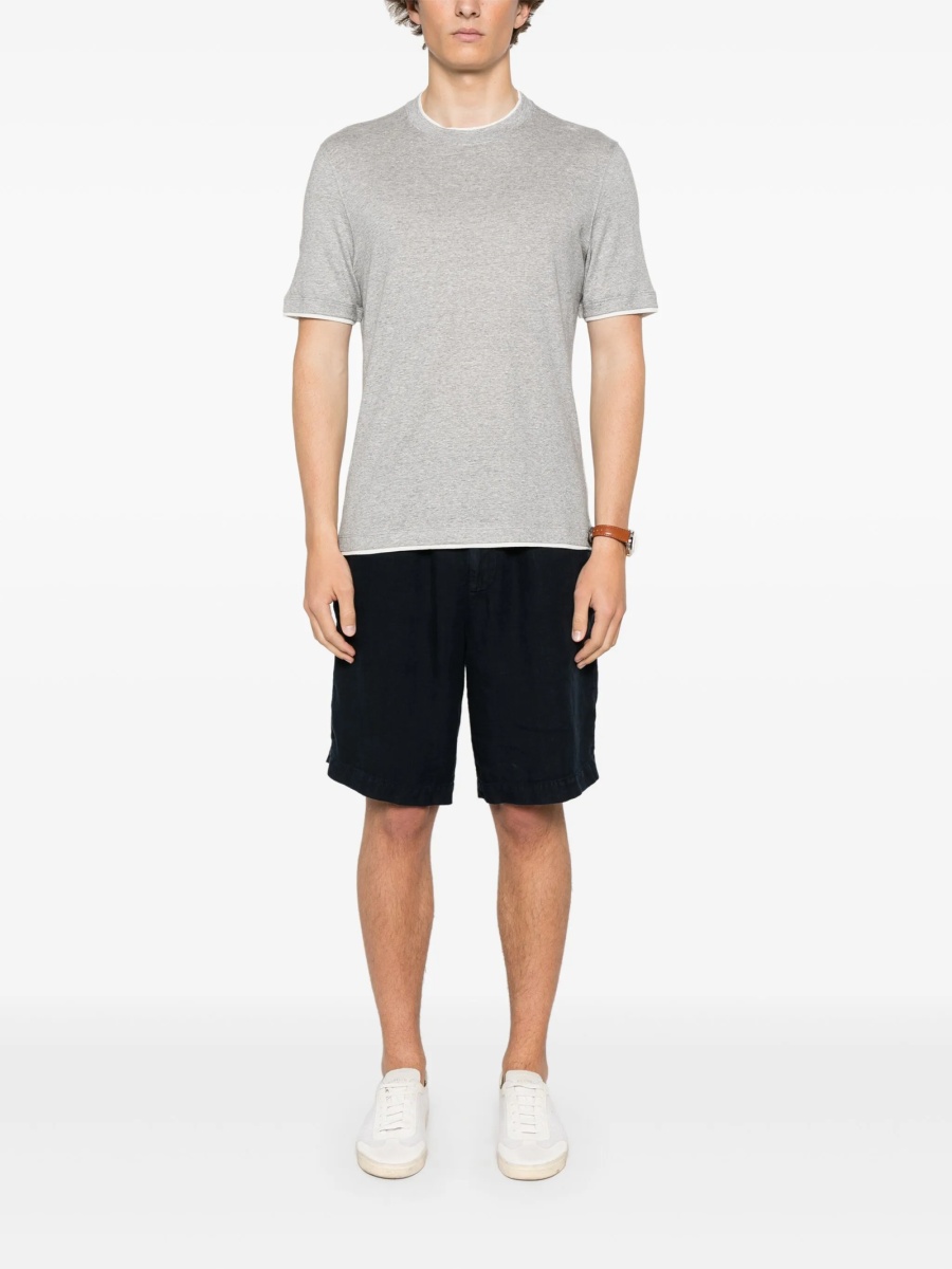 Tricou Brunello Cucinelli gri - Img 2