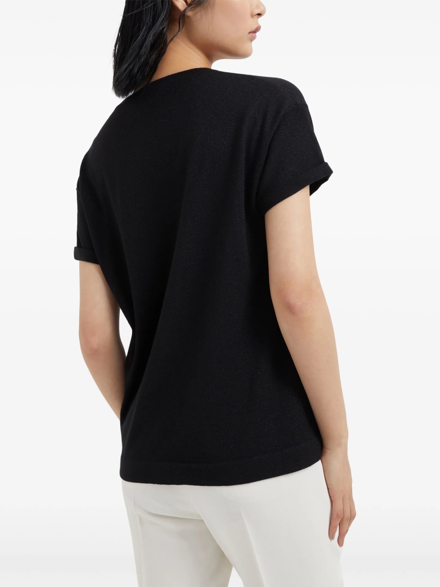 Tricou Brunello Cucinelli negru - Img 4