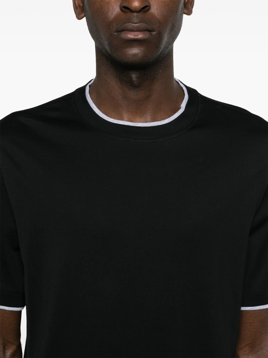 Tricou Brunello Cucinelli negru - Img 5