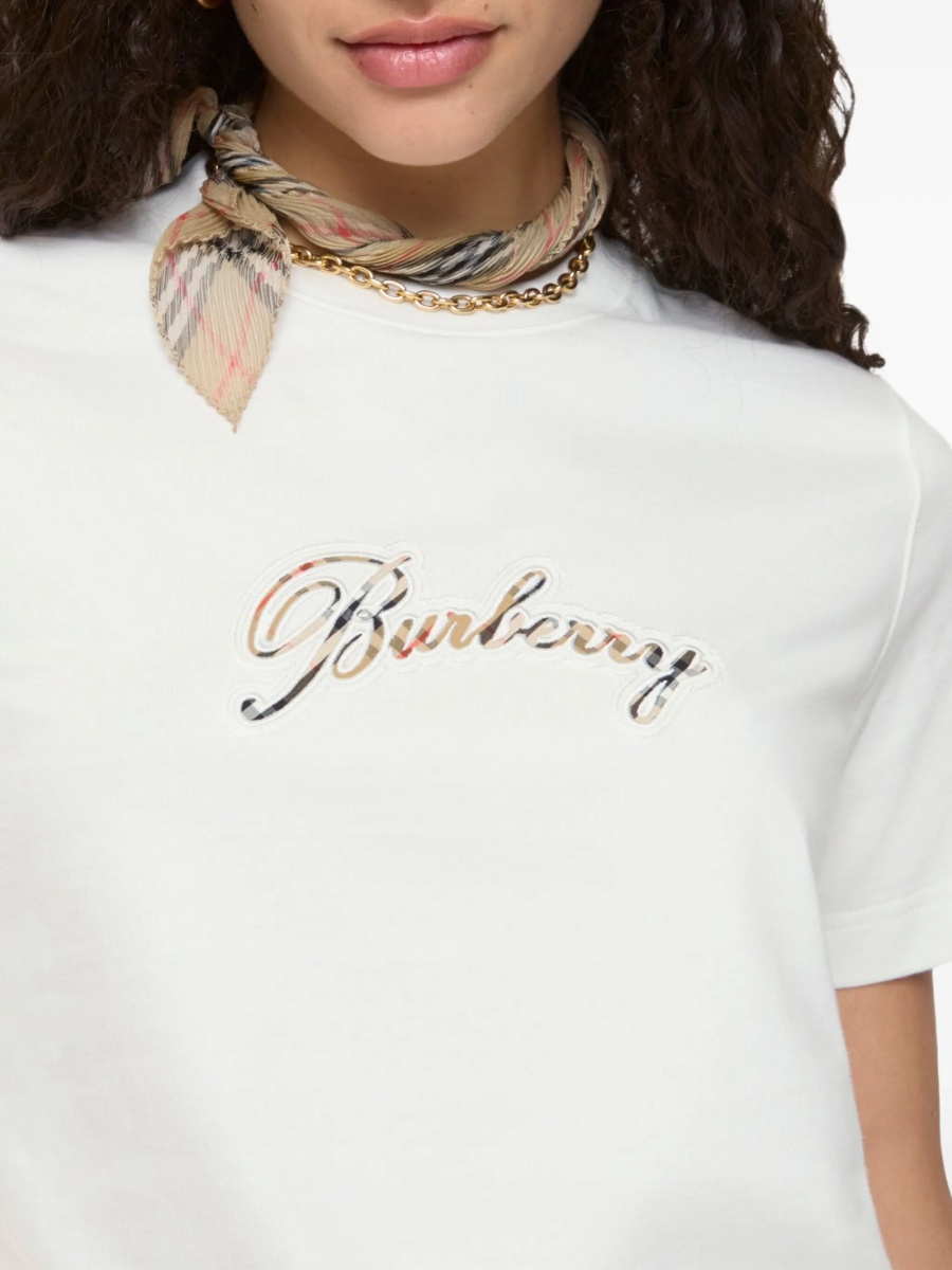 Tricou Burberry alb - Img 3