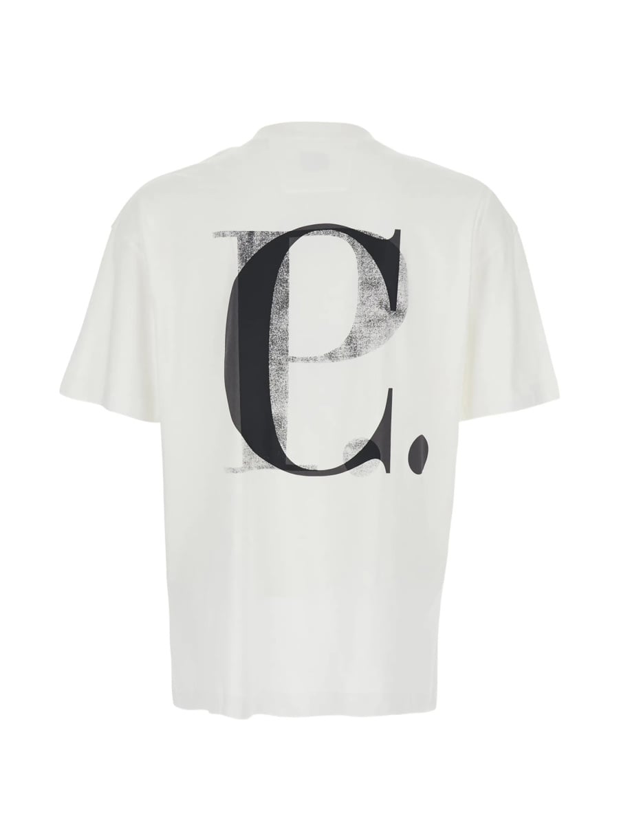 Tricou C.P. Company alb - Img 2