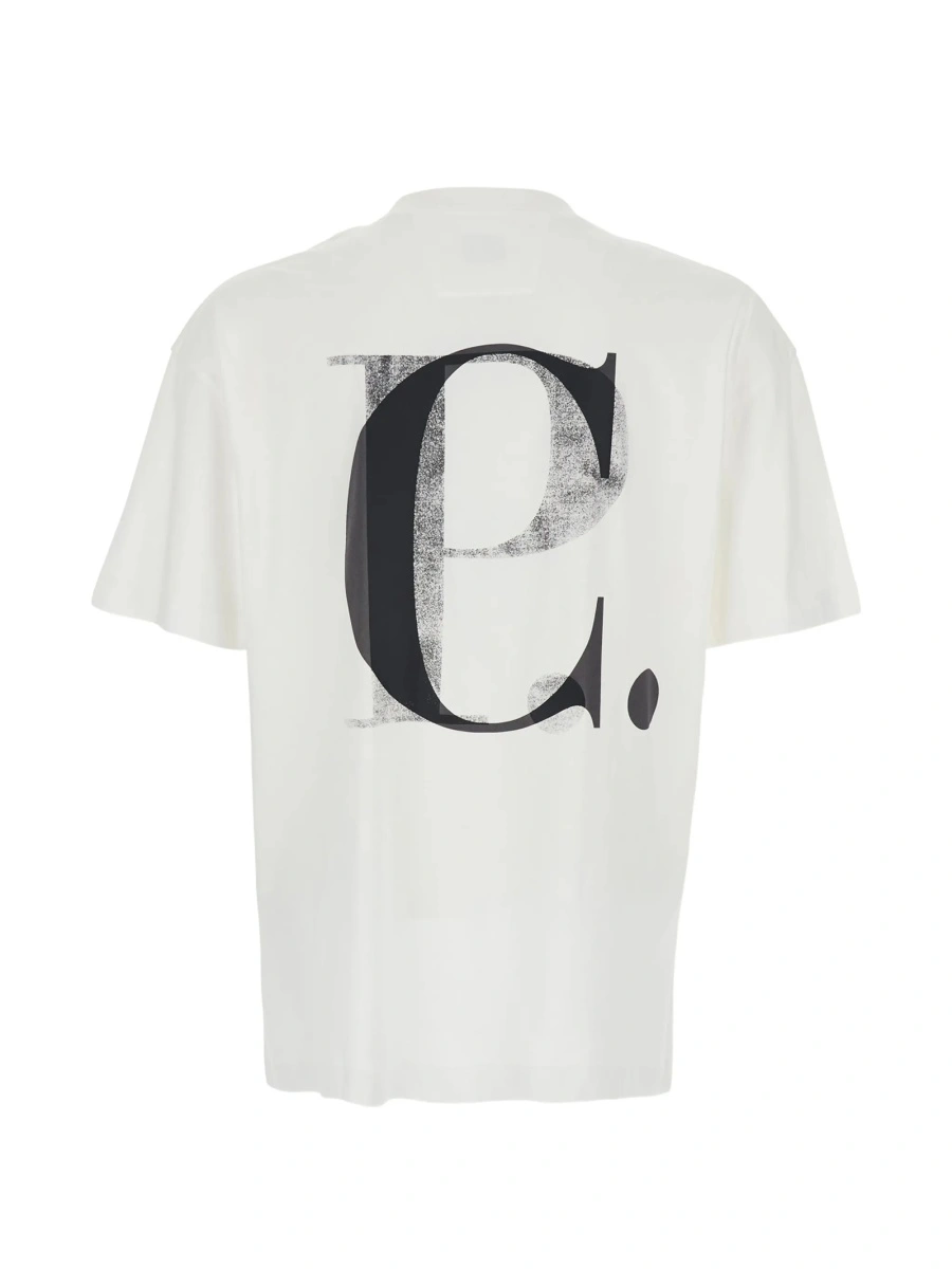 Tricou C.P. Company alb - Img 2