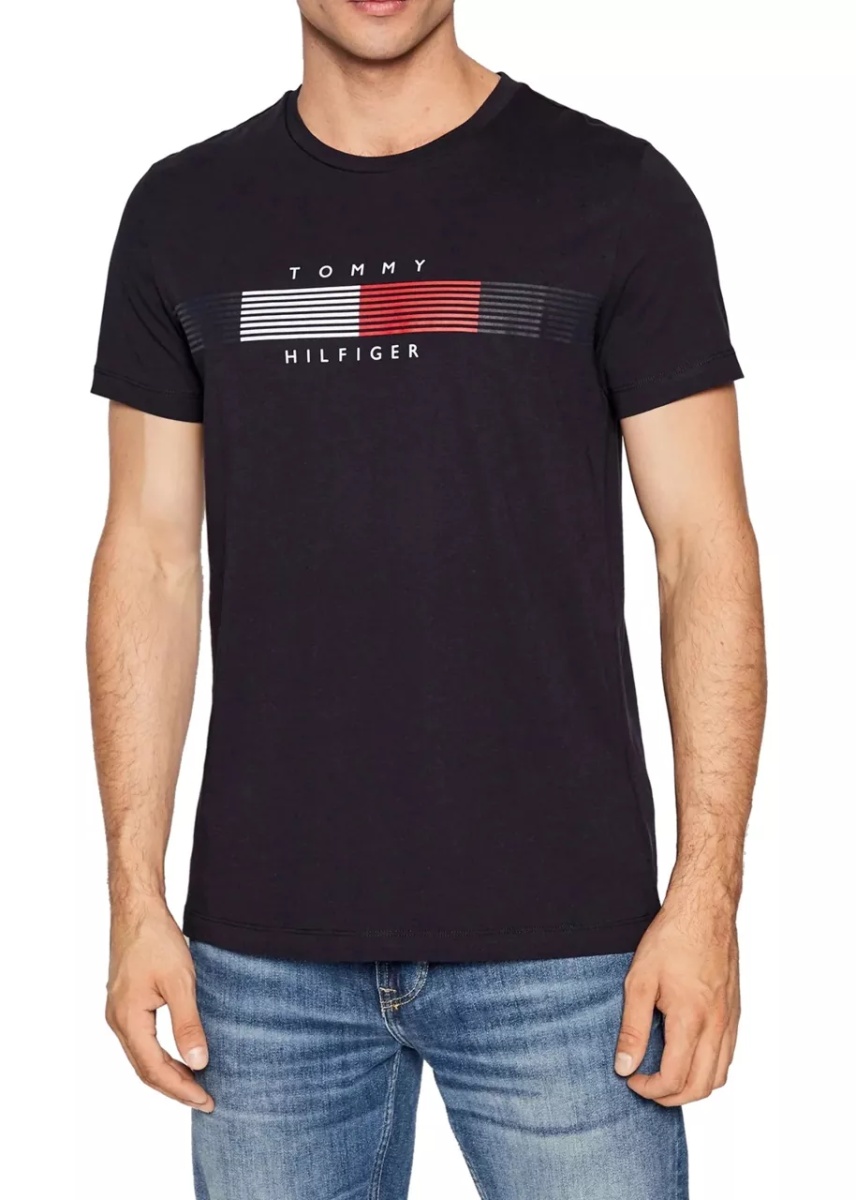 Tricou CHEST CORP STRIPE GRAPHIC TEE - Img 2