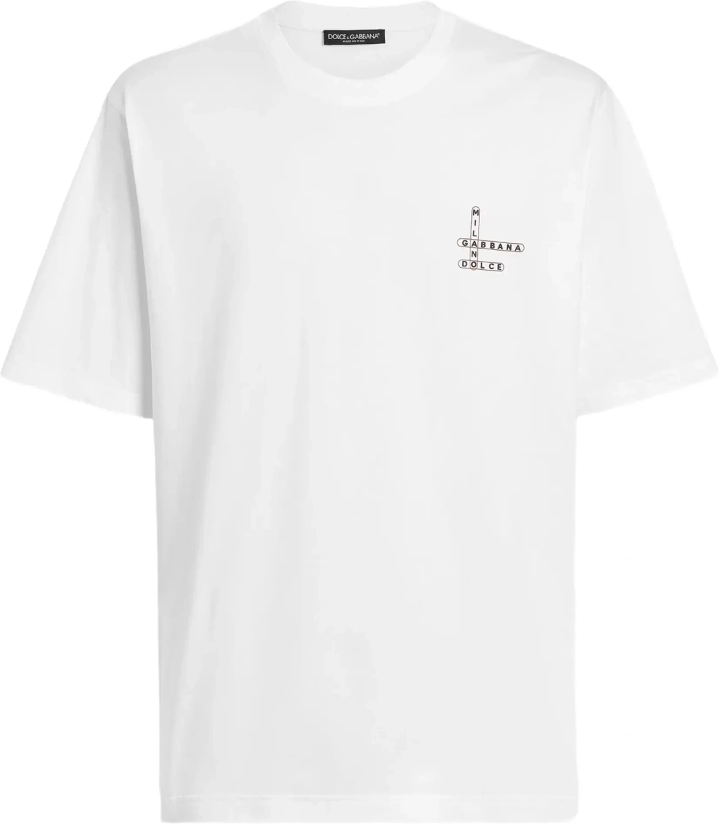Tricou Cotton T-shirt with back print - Img 4