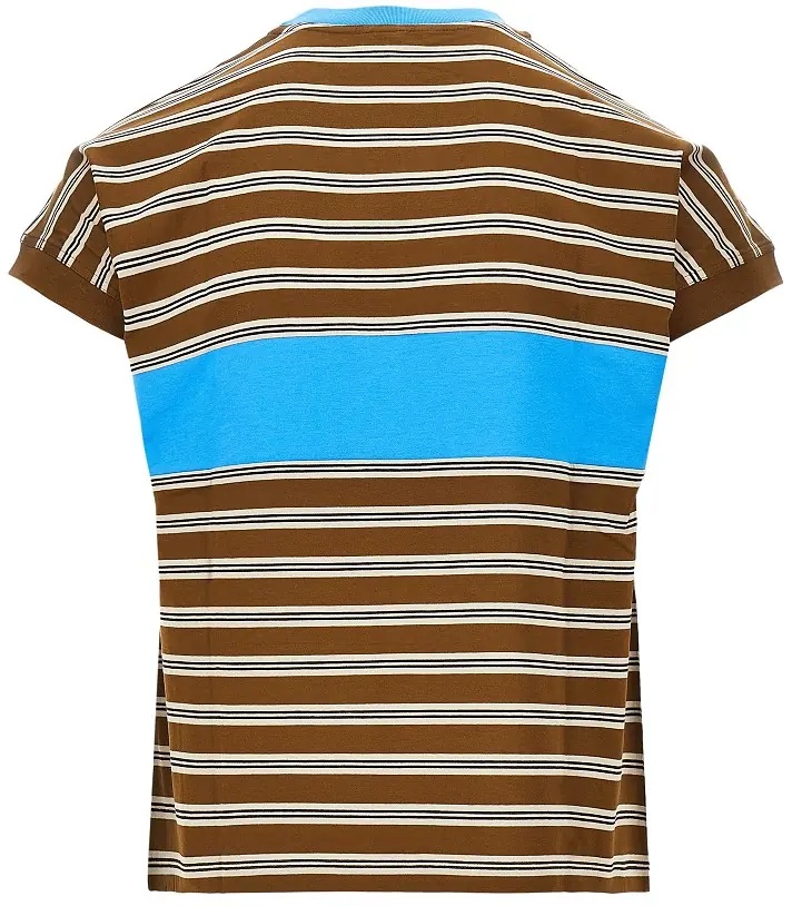 Tricou Cotton T-shirt with logo embroidery - Img 3