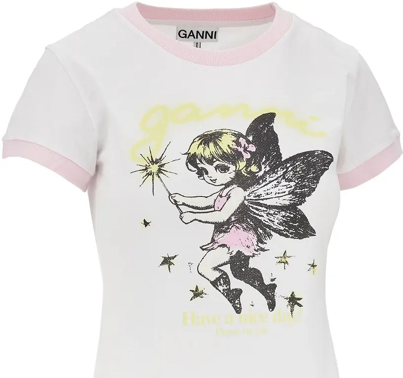 Tricou Cotton t-shirt with print - Img 2