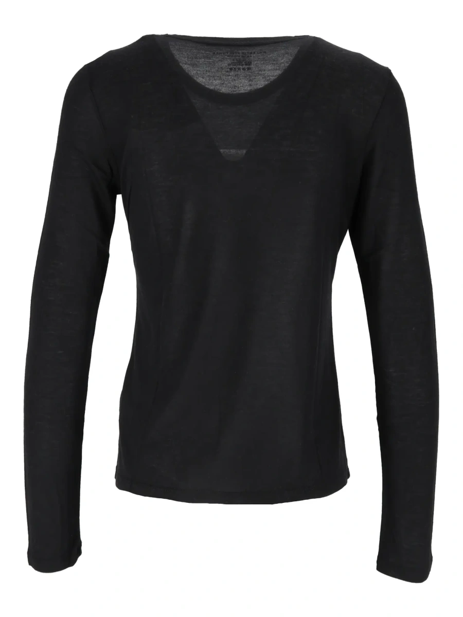 Tricou Crew neck long-sleeved t-shirt - Img 2