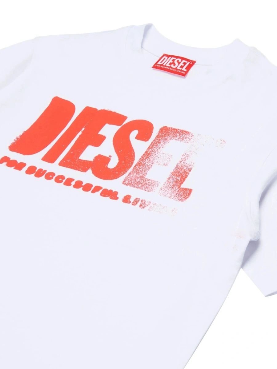Tricou Diesel alb - Img 3