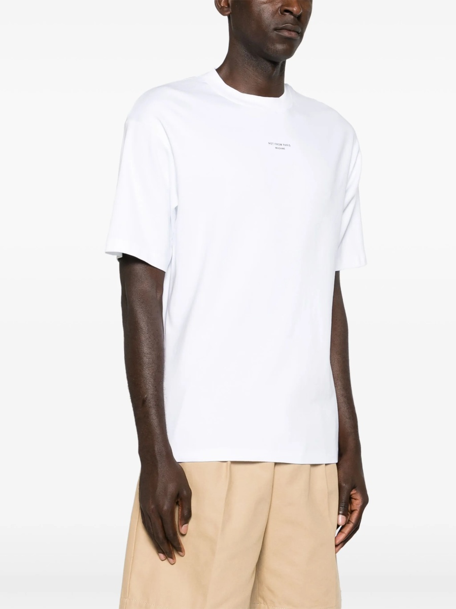Tricou DRÔLE DE MONSIEUR alb - Img 3