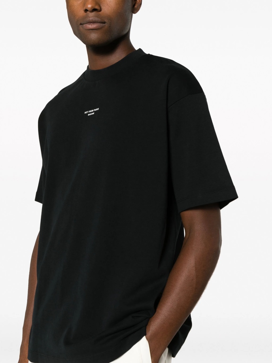 Tricou DRÔLE DE MONSIEUR negru - Img 5