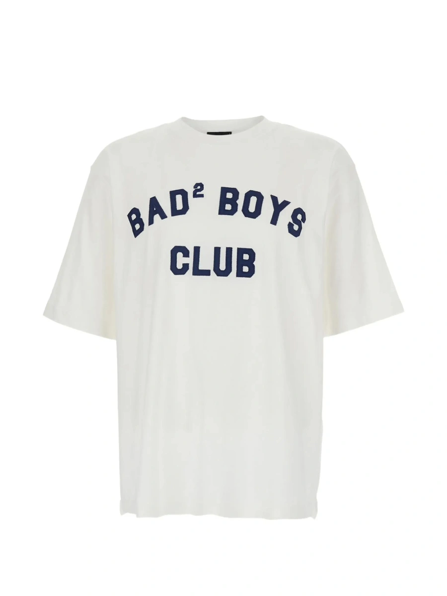 Tricou DSQUARED2 alb din bumbac - Img 6