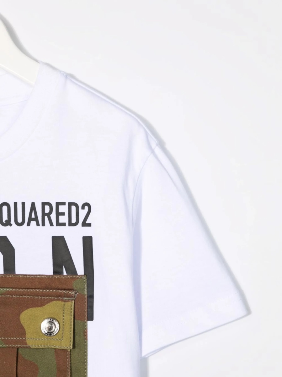 Tricou DSQUARED2 alb - Img 3