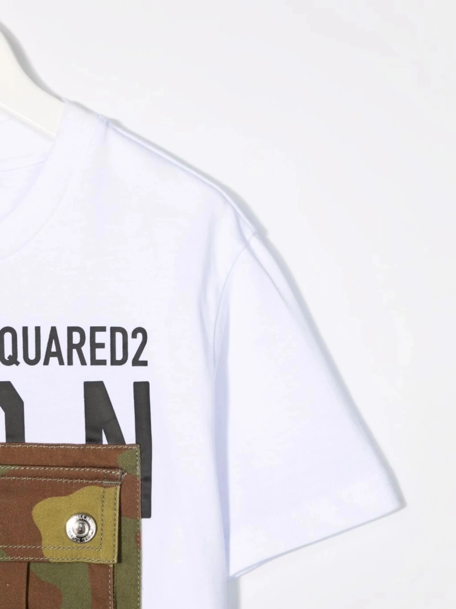 Tricou DSQUARED2 alb - Img 3