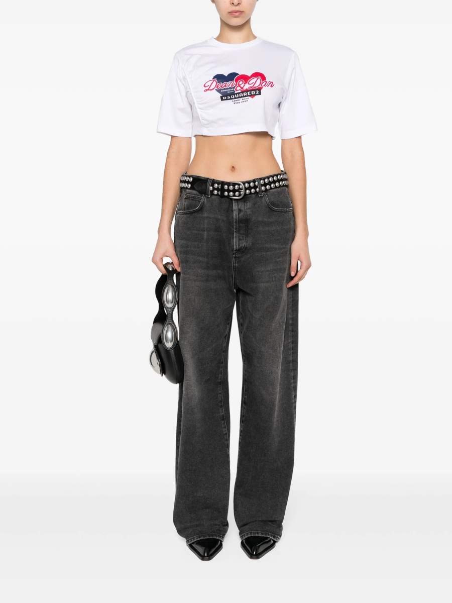 Tricou DSQUARED2 alb - Img 2